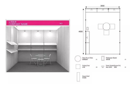 參加展會選的是標準展臺，該如何設計布置